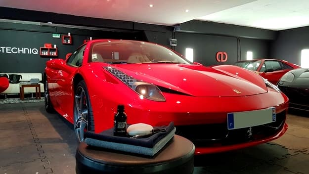 Ferrari 458 Spider with Crystal Serum Ultra ceramic coating